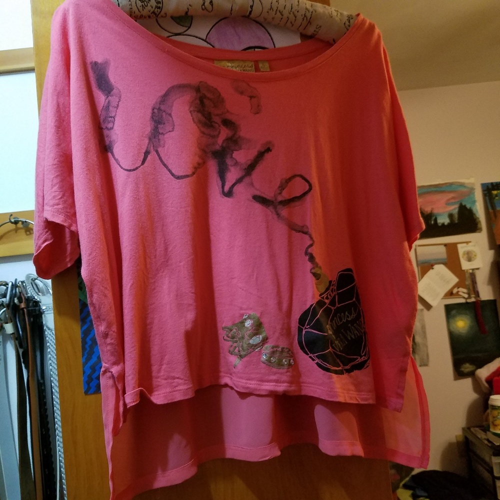 Vera Wang "love" Semi-Cropped Tee